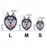 Puzzle Drewniane WESOŁY HUSKY M